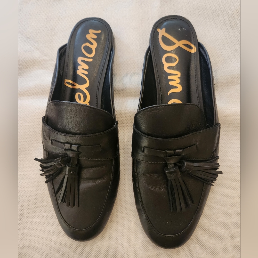 Sam Edelman Black Leather Loafers